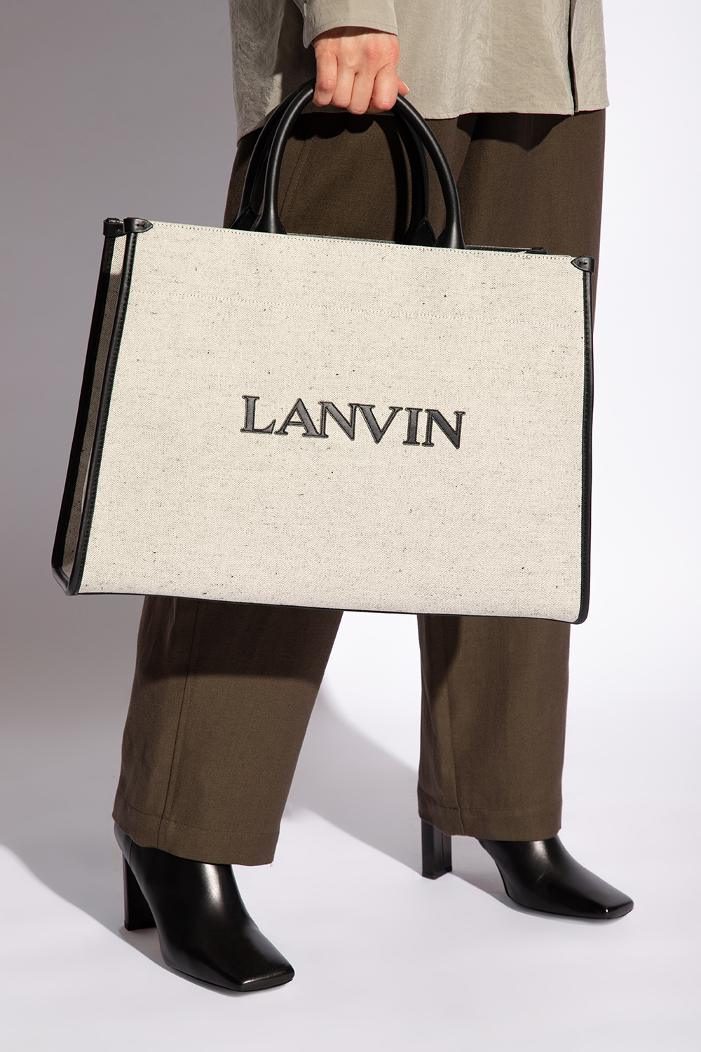 Lanvin hot sale shopper tote